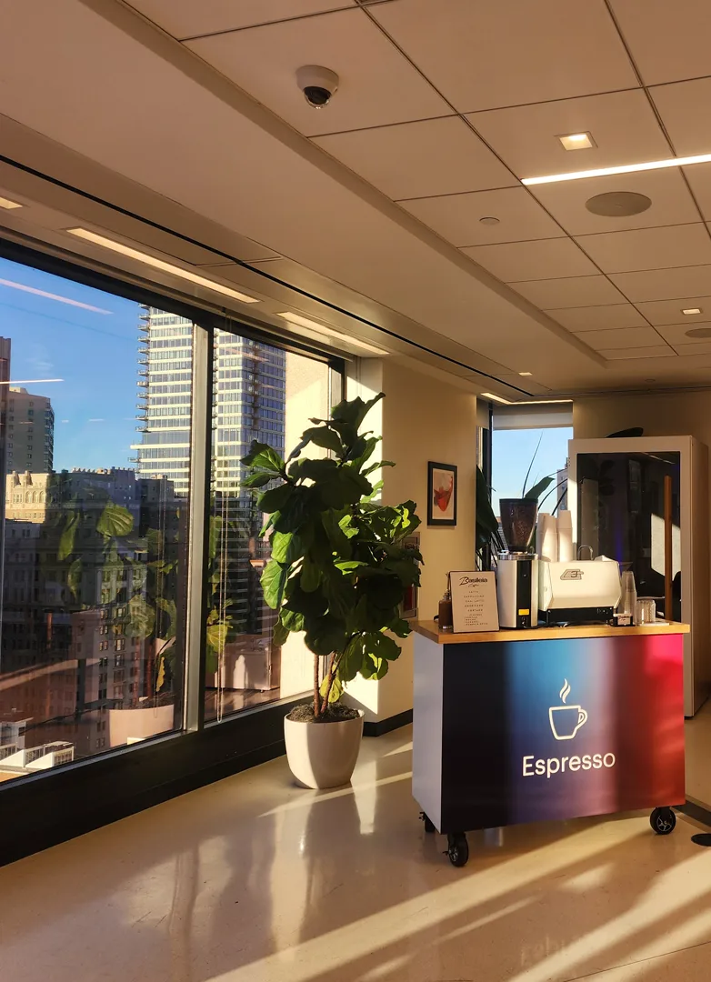 Conference and expo coffee cart catering in Philadelphia, PA with a professional mobile barista team.