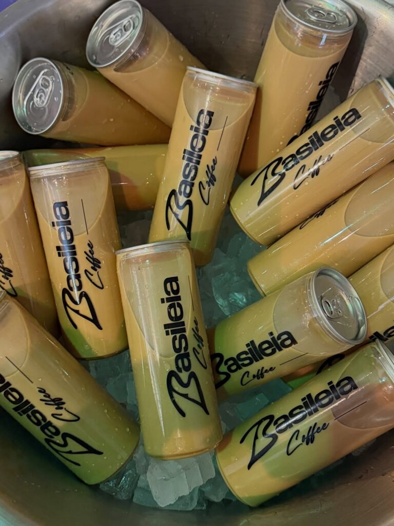 Coffee cans offered for speedy service and grab and go options at your coffee catering event.